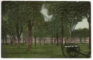 US Armory Grounds Buildings Springfield MA Massachusetts DB Postcard Unposted - Picture 1 of 14