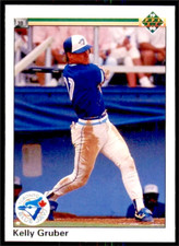 1990 Upper Deck  #111   Kelly Gruber   3rd Base    Toronto Blue Jays FREE ship