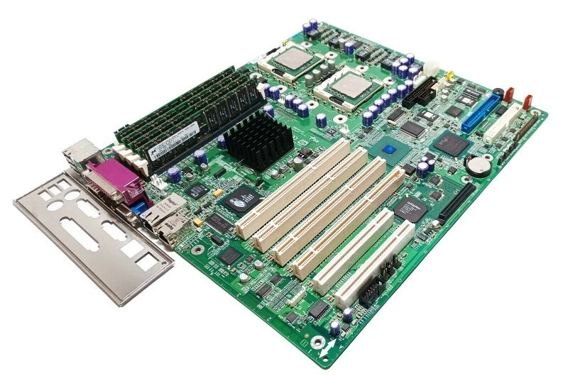 Intel Server Board SE7501BR2 Dual Socket 603/604 + 2x Xeon 3.06GHz CPU & 4GB RAM - Image 1 of 3