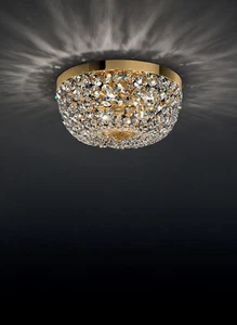 Crystal Ceiling Light Gold Classic Design 5 Lights MS-284 - Picture 1 of 1