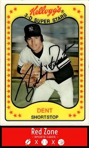 1981 Kellogg's 3-D Super Stars - #7 Bucky Dent EX+ NM Set Break. - Picture 1 of 2