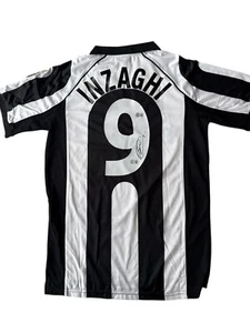 Camiseta de fútbol firmada por FILIPPO INZAGHI Juventus FC Italia doble certificada por Beckett - Imagen 1 de 8