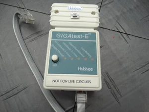 Hobbes E-650 GIGAtest-E Compact Basic Network Cable Tester for RJ45 - Picture 1 of 6