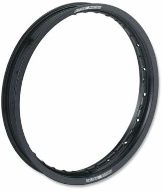 Moose Aluminum Rear Rim - 19x2.15 - Black Motorcycle ATV/UTV Street GY-19X215BK - Image 1 of 3
