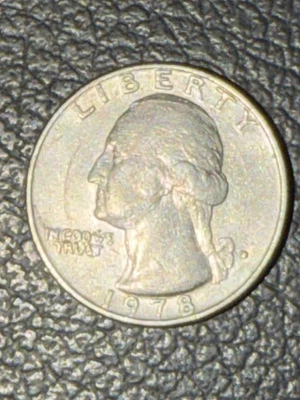 1978 D Denver Washington US Quarter 25c Filled Mint Mark & Multiple errors - Image 1 of 4