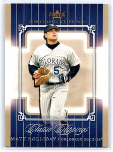 2005 Fleer Classic Clippings #49 Matt Holliday - Picture 1 of 2