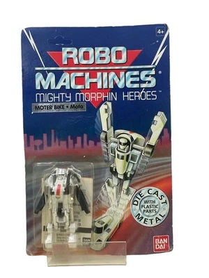 Robo Machines Mighty Morphin Heroes Moter Bike Moto Bandai Die cast Metal - Photo 1/2