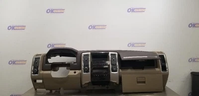 11 DODGE RAM 2500 LONGHORN DASH PANEL DASHBOARD ASSEMBLY BROWN WITH LEATHER TRIM Foto 1 de 4