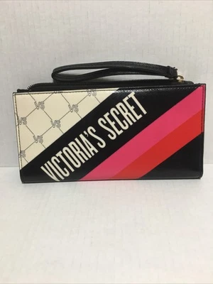 Cartera de muñeca con logotipo de Victoria's Secret multicolor Foto 1 de 4