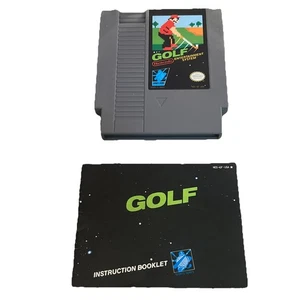 GOLF - NES Nintendo Original Classic Videospiel & Anleitung Manual Booklet - Bild 1 von 6