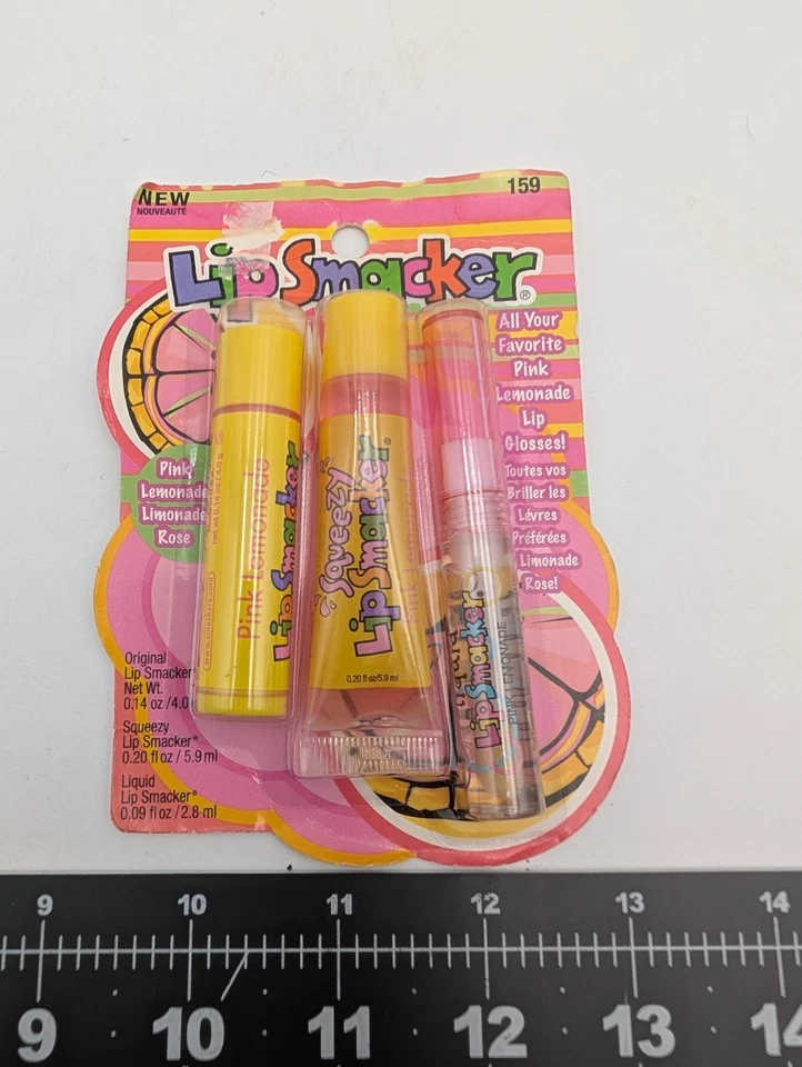 Bonne Bell Lip Smacker Pink Lemonade 3 Pack Sealed Made in USA Vintage - Image 1 of 4
