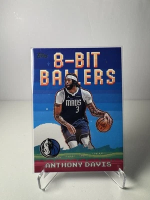 2025 Topps NBA - 8-Bit Ballers Insert - Anthony Davis (Dallas Mavericks) #8B-5 - Image 1 of 2