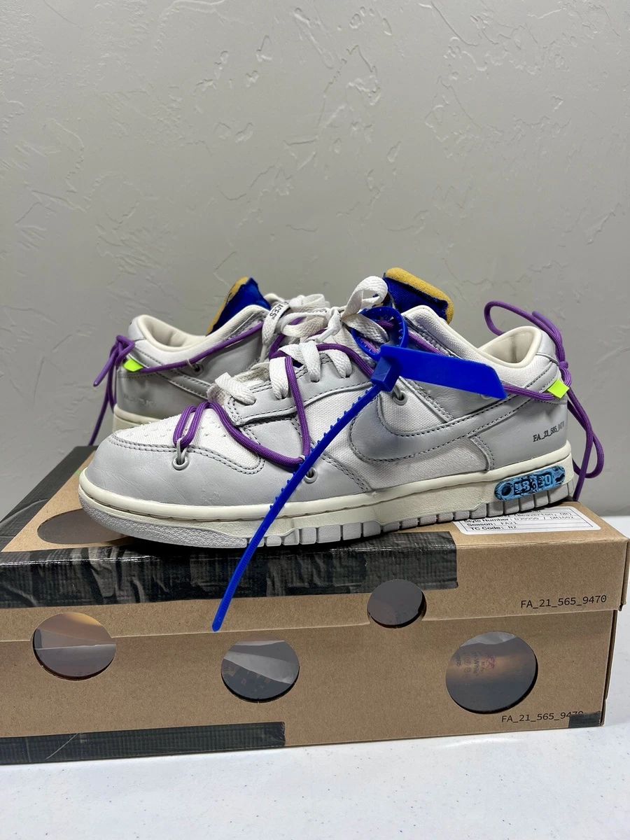 Nike Off-White x Dunk Low Lot 48 of 50 for Sale | Authenticity