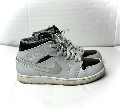 Tênis esportivo Nike Air Jordan 1 retrô masculino tamanho 10 EUA 554724-032 cinza lobo - Imagem 1 de 4