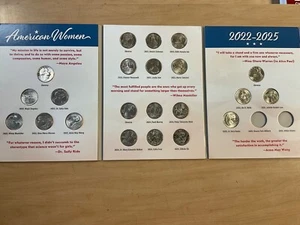 2022 - 2025 American Women 22 Quarters Uncirc Complete Set in Full Color Folder - Picture 1 of 9