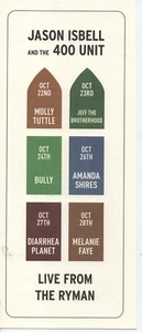 Jason Isbell die 400 Einheiten Live aus dem Ryman Spielplan & Setliste  - Bild 1 von 2