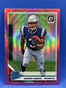 Damien Harris RC Pink Prizm HOLO 2019 Donruss Optic Rated Rookie SP PATRIOTS - Bild 1 von 4