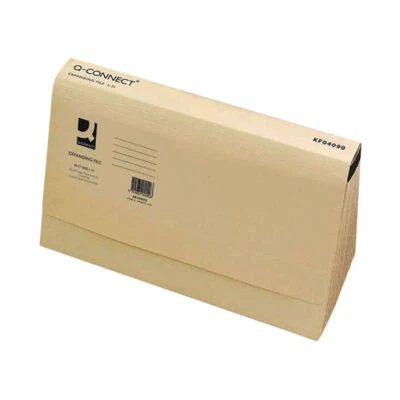 Q-Connect Expanding File Foolscap 31 Pocket Manilla KF04090 - Image 1 of 3
