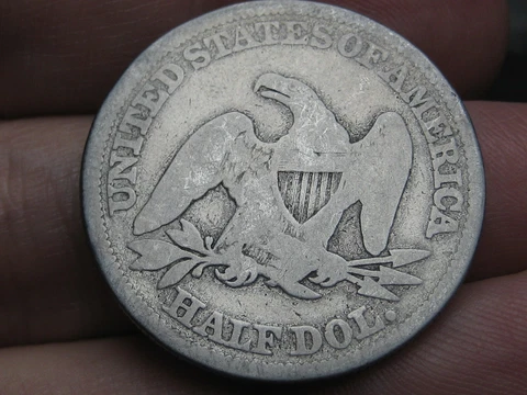 1847 P Seated Liberty Half Dollar- Philadelphia, Good Details Cover