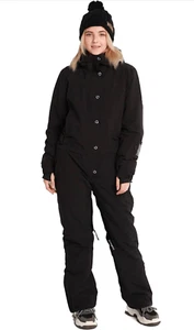 Blue Magic Women's One-piece 3XL Winter Snowsuit Coveralls Waterproof Black NWT - Picture 1 of 4