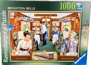 Ravensburger 1000pc Brighton Belle by Trevor Mitchell 2015 jigsaw puzzle Rare - Picture 1 of 2