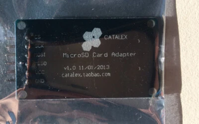 MICRO SD STORAGE BOARD MICROSD TF CARD MEMORY SHIELD MODULE SPI ARDUINO Raspberr - Image 1 of 2