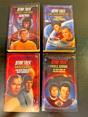 Vintage 1990s Star Trek Books Novel The Original Series 4 Paperback #53,59,61,63 - Image 1 of 4