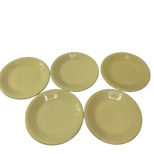 5 VTG Fiesta Plates 7 1/4" Fiestaware Homer Laughlin USA Lead Free Houseware - Picture 1 of 10