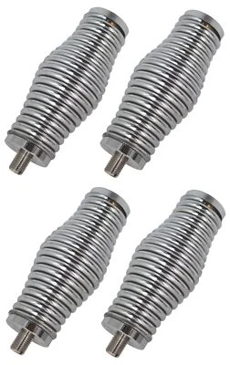 4Lot Procomm JBC305 Heavy Duty CB Radio Antenna Chrome Plated Barrel Spring-Bulk - Image 1 of 2