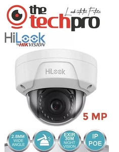 HIKVISION HILOOK 5MP D150 IP CAMERA CCTV ANTI VANDAL DOME 2.8MM NIGHT VISION - Picture 1 of 4