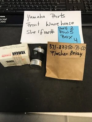 OEM YAMAHA XS400 1978 TX500 1973 CONJUNTO RELÉ INTERMITENTE 371-83350-71-00 NUEVO EN CAJA Foto 1 de 4