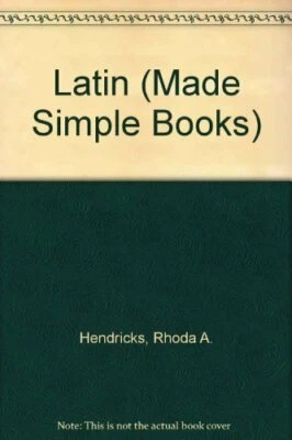 Latin (Made Simple Books) by Hendricks, Rhoda A. Paperback Book The Fast Free - Image 1 of 2