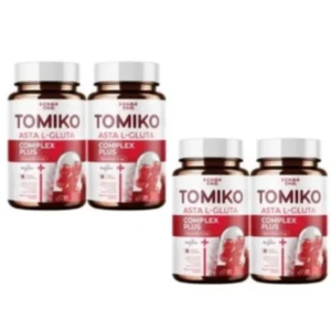 Tomiko Asta Complex Plus Gluta Tomato Dietary Supplement Brightening Skin x 4 - Picture 1 of 7