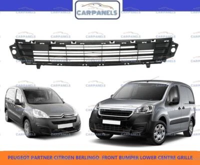 CITROEN BERLINGO FRONT BUMPER LOWER CENTRE GRILLE 9810963580 NEW  2015 - 2019  - Image 1 of 4