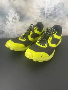 Scott Supertrac Rc 2 Trail Running Shoes Uk 7.5 Black Yellow - Picture 1 of 9