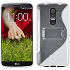 Silicone Case For Lg G2  White + Protective Foils