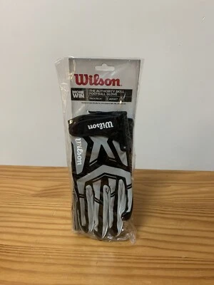 Guante de fútbol Wilson The Authority Skill More Win negro - adulto grande Foto 1 de 3