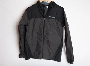 Columbia Youth Kid's Size XL Lightweight Black Windbreaker Rain Jacket Full Zip - Picture 1 of 3