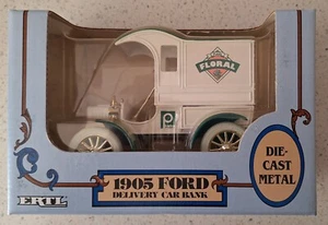 ERTL 1905 Ford Delivery Car-Publix-Floral-Die Cast Metal Bank-1992 1/25 Scale - Picture 1 of 6