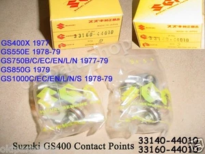 Suzuki GS400 GS550 GS750 GS850 GS1000 Contact Point Set L+R NOS Breaker POINTS - Bild 1 von 16