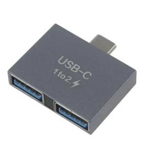 Type C USB C Male to Dual USB3.0 Female Splitter Hub Converter Adapter Connector - Photo 1 sur 10