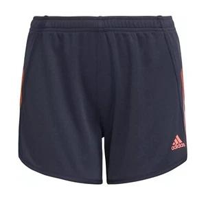 NEW Adidas Girls' 3 Stripe Mesh Short - Shadow Navy SIZE 14 - Picture 1 of 3