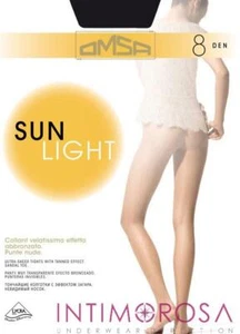 Collant Omsa Sunlight velatissimi 8 denari 5 paia