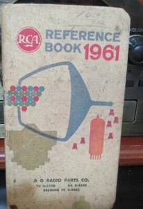 Vintage 1961 RCA Reference Book   AG RADIO PARTS, READING FR    260 PAGES  VG++ - Picture 1 of 4