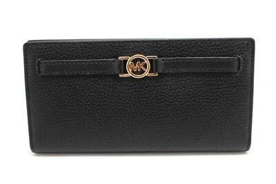 Michael Kors Women's Reed Large Snap Wallet Black - Image 1 of 4