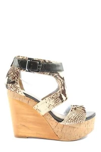 KENNETH COLE Sandalias cómodas Mujeres Sandalias Talla EU 39.5 crema-marrón - Imagen 1 de 6