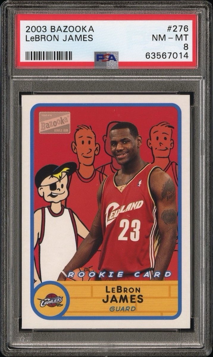 Bazooka LeBron James Basketball Sports Trading Card Singles