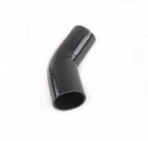2.25-2.5" 45Degree Elbow Silicone Hose Coupler Turbo Air Intake Intercooler Pipe - Picture 1 of 9