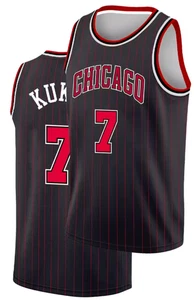 Toni Kukoc #7 Chicago Bulls Basketball Jersey Embroidered Size Small to 3XL - Picture 1 of 6