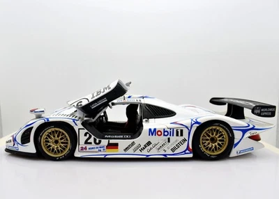 Modellino auto racing scala 1:18 Porsche 911 GT1 maisto modellismo statico car - Immagine 1 di 3